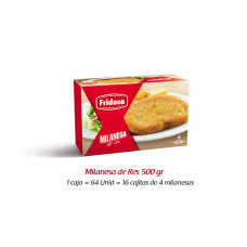 Fridosa  Milanesa de Res (4 U)