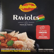 Rapid Masa Ravioles Carne de Res (500Gr)