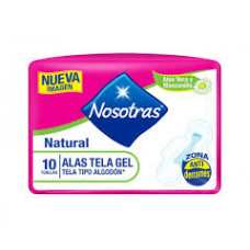 Nosotras Alas Tela Gel (10U)