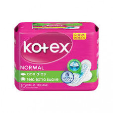Kotex Toallas Femeninas Verde (10U)