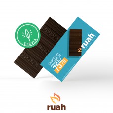 1RUAH Chocolate Amargo al 75% Con STEVIA (58Gr)